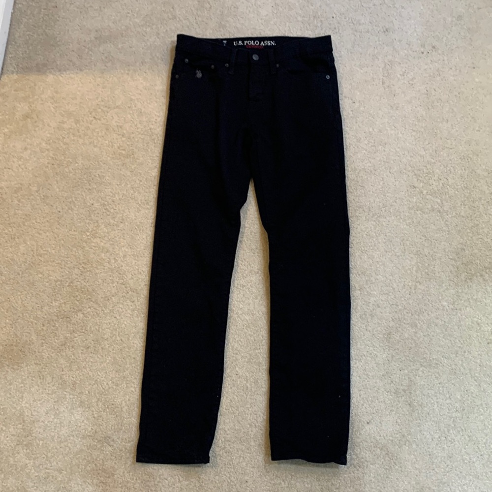U.S. polo assn. black jeans 30x32